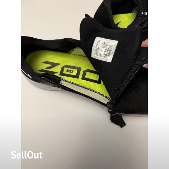 Nike Air Zoom Pegasus 38 FlyEase Running Shoes Black Size 12 unisex - Picture 6 of 8